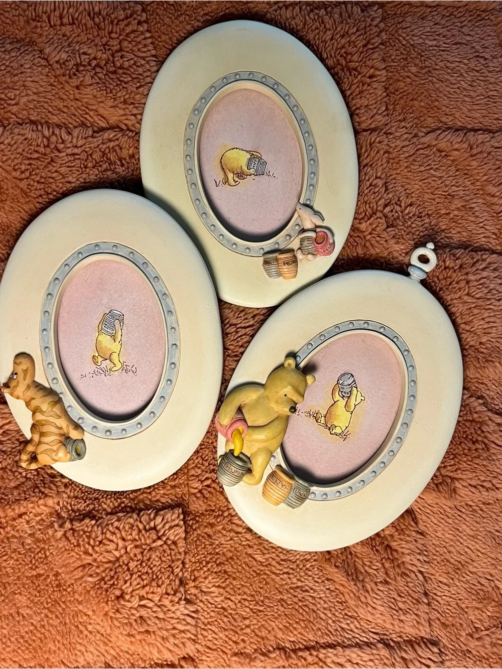 Michel & Company Disney Winnie the Pooh Portrait Collection Wall Frame Set of 3